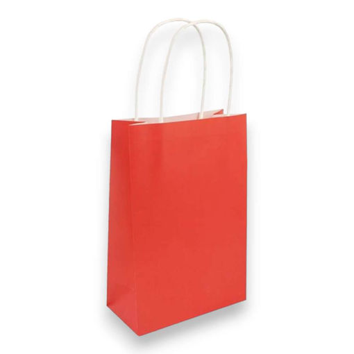 Picture of PAPER PARTY BAG RED